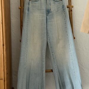 Zara Light Blue Flare Jeans